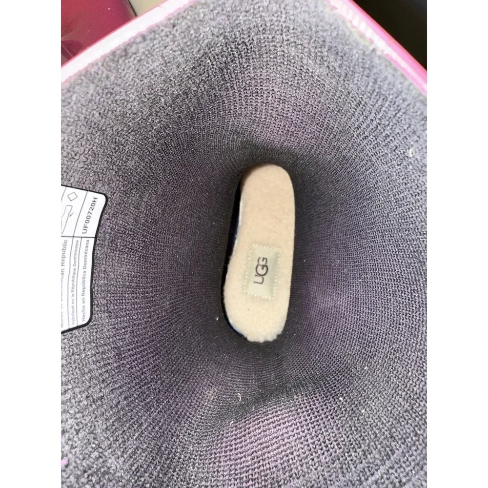 UGG Raana Pink Rubber Rain Boots Lined Outdoor Youth Girl's Size 5 (1014340K)